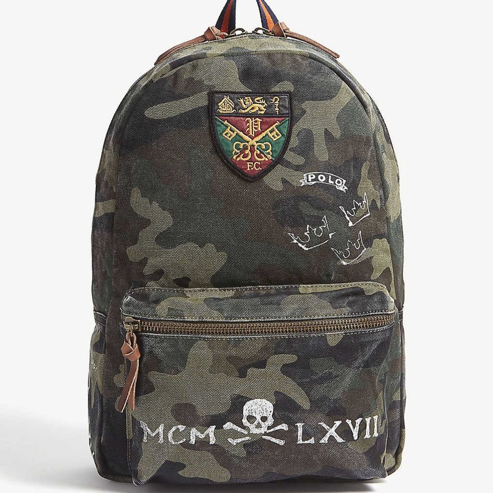 Limited Edition Ralph Lauren Canvas Backpack